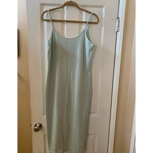Mint ribbed dress